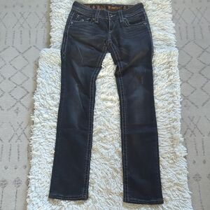 Rock Revival Black Straight Leg Jeans